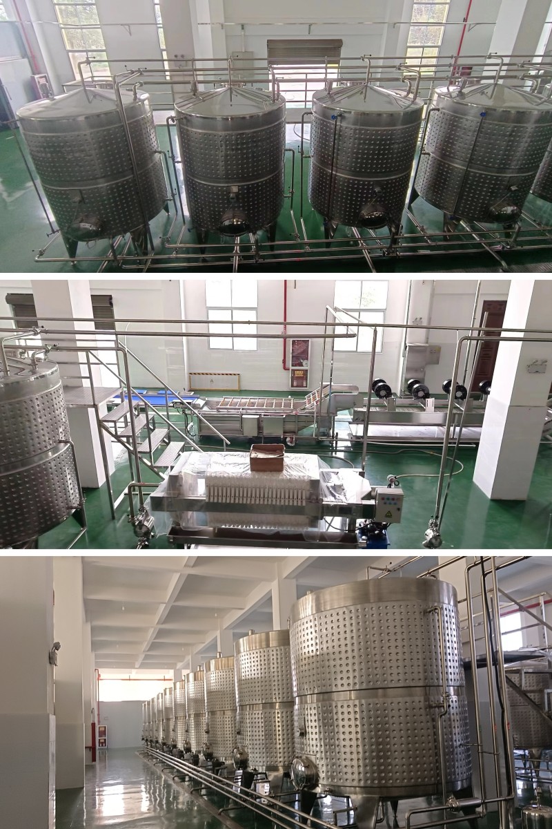 不锈钢果酒发酵罐厂家 河南果酒成套加工设备价格